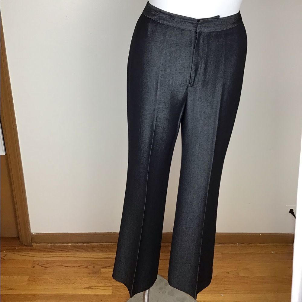 Ellen Tracy black with a silver finish size 12.